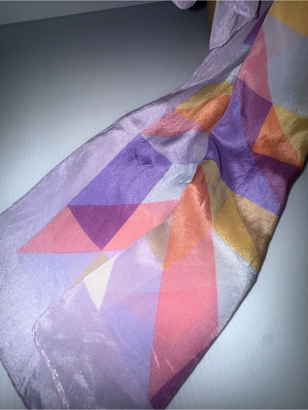 Pastel Geometric Headscarf/ scarf - Women Accessories